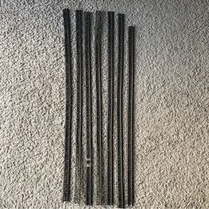 7 vintage train tracks. HO Scale
